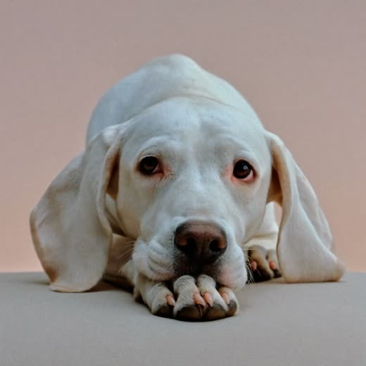 A dog's paw having its nails clipped